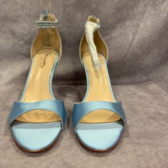 XYD Shoes - XYD Open Toe Rhinestones Ankle Strap Bridal Sandals